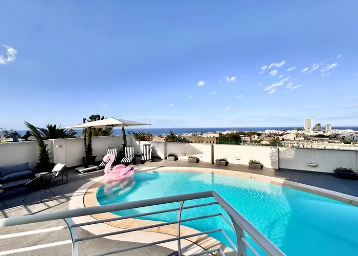 St Julians Hillside With Pool * Is-Swieqi