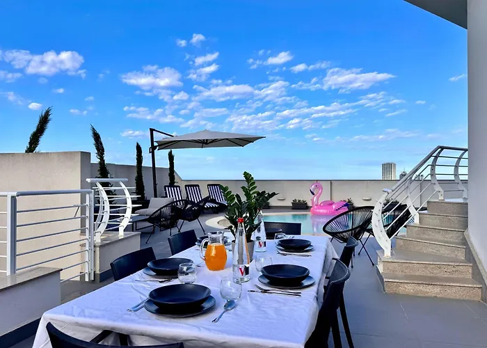 Willa St Julians Hillside With Pool